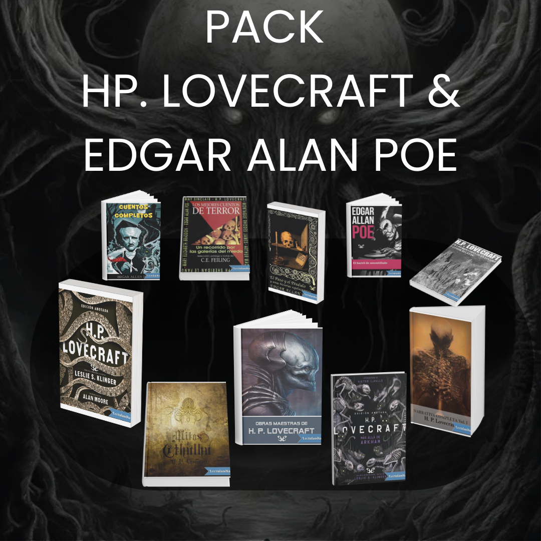 Pack Terror HP Lovecraft y Edgar Allan Poe